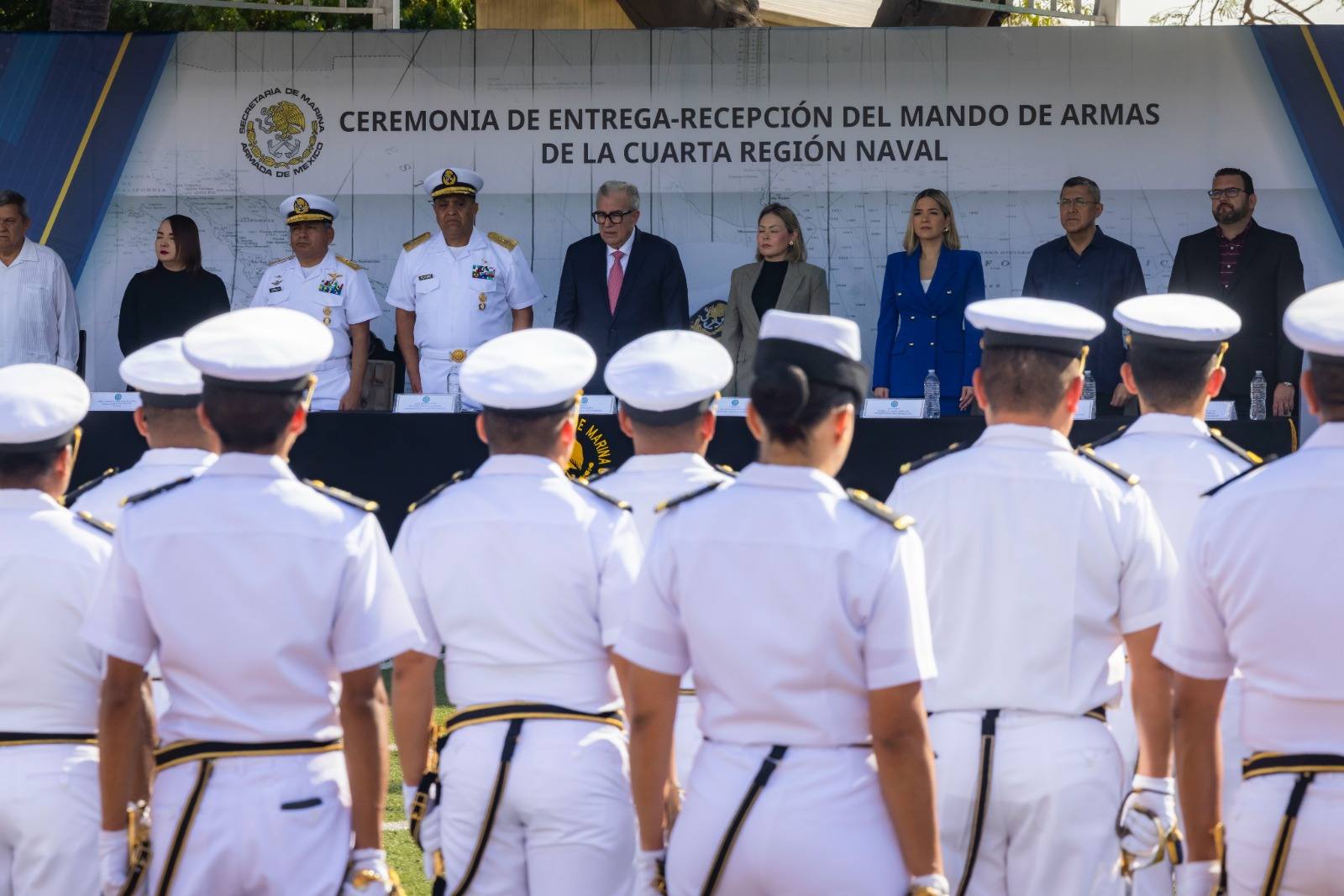 Cambia de mandos la Marina en Sinaloa; se va el Comandante José Daniel Resendiz, llega el Vicealmirante Edy Alberto Meléndez Cedillo