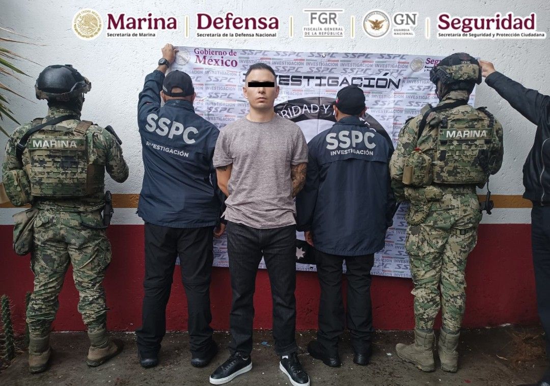 Capturan en Ciudad de México, a "Lobo menor" ligado al Cártel Jalisco Nueva Generación y al homicidio de candidato presidencial en Colombia