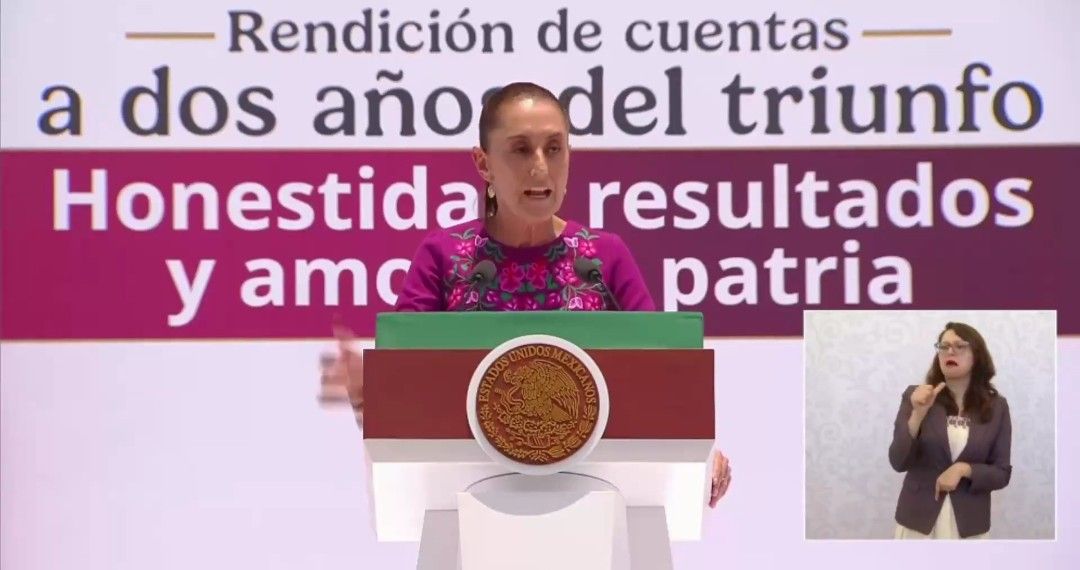 La presidenta Claudia Sheinbaum, acusa a Estados Unidos de utilizar los casos de narcopoliticos para intervenir en las elecciones de 2027 en México